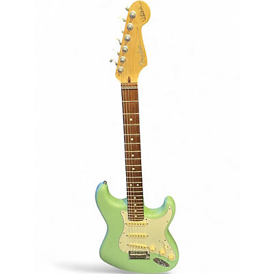 Used Fender  Artist Series Jeff Beck Stratocaster Surf Green Solid Body Electric Guitar
