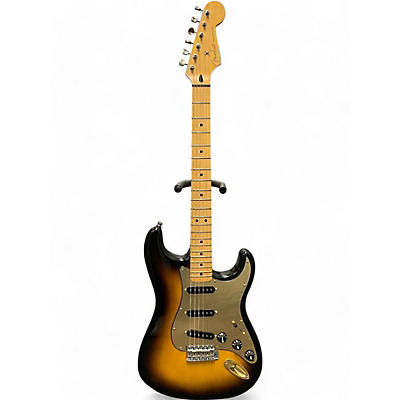 Used Fender Artist Series Jimmie Vaughan Tex-Mex Stratocaster 2 Color Sunburst Solid Body Electric Guitar