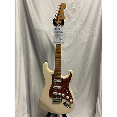 Fender Used Fender Artist Series Jimmie Vaughan Tex-Mex Stratocaster Olympic White Solid Body Electric Guitar