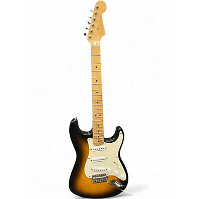 Used Fender Artist Series Jimmie Vaughan Tex-Mex Stratocaster Sunburst Solid Body Electric Guitar