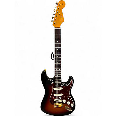 Used Fender Artist Series John Mayer Stratocaster Sunburst Solid Body Electric Guitar