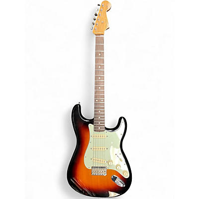 Used Fender Artist Series Robert Cray Stratocaster 2 Tone Sunburst Solid Body Electric Guitar