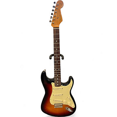 Used Fender Artist Series Robert Cray Stratocaster 3 Color Sunburst Solid Body Electric Guitar