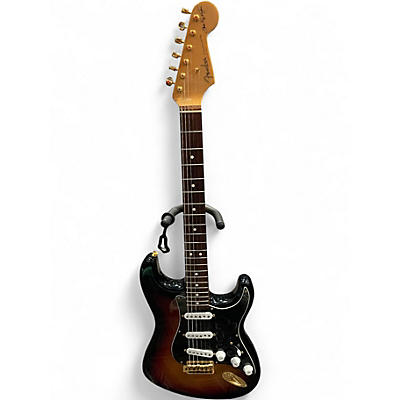 Used Fender Artist Series Stevie Ray Vaughan Stratocaster 2 Color Sunburst Solid Body Electric Guitar