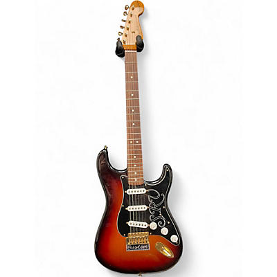 Used Fender Artist Series Stevie Ray Vaughan Stratocaster 2 Color Sunburst Solid Body Electric Guitar