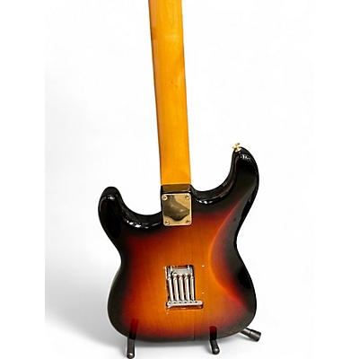 Used Fender Artist Series Stevie Ray Vaughan Stratocaster 3 Tone Sunburst Solid Body Electric Guitar