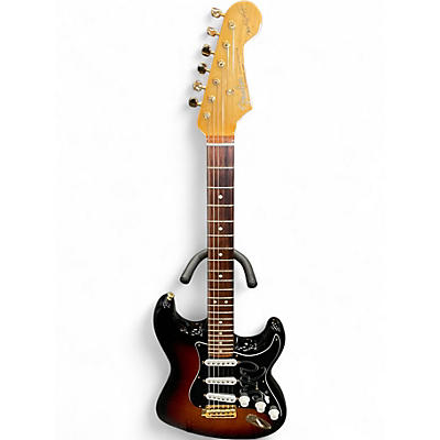 Used Fender Artist Series Stevie Ray Vaughan Stratocaster SUNBURST Solid Body Electric Guitar