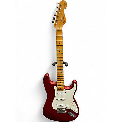 Used Fender Artist Series Yngwie Malmsteen Stratocaster Candy Apple Red Solid Body Electric Guitar
