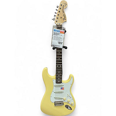 Fender Used Fender Artist Series Yngwie Malmsteen Stratocaster Cream Solid Body Electric Guitar