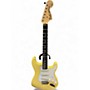 Used Fender Artist Series Yngwie Malmsteen Stratocaster Vintage White Solid Body Electric Guitar Vintage White