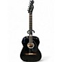 Used Fender Avril Lavigne Newporter Black Acoustic Electric Guitar Black