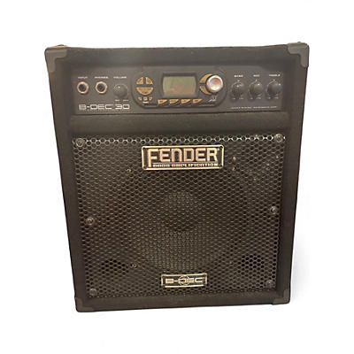 Used Fender B Dec 30W 1x10 Bass Combo Amp