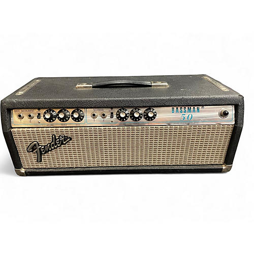 Used Fender BASSMAN 50 Tube Bass Amp Head