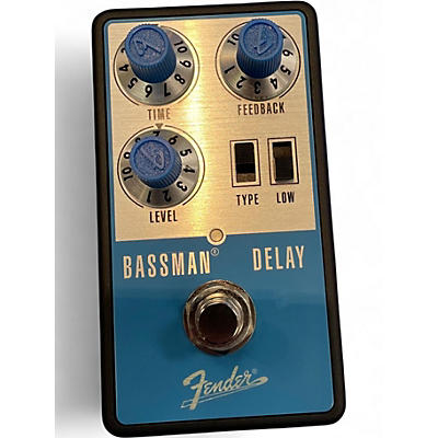 Used Fender BASSMAN DELAY Effect Pedal