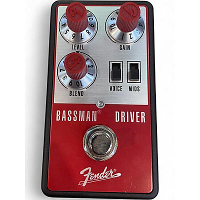 Used Fender BASSMAN DRIVER Effect Pedal