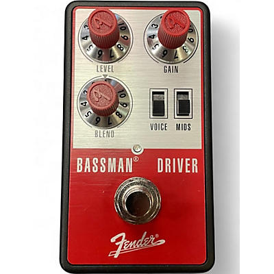 Used Fender BASSMAN DRIVER Effect Pedal