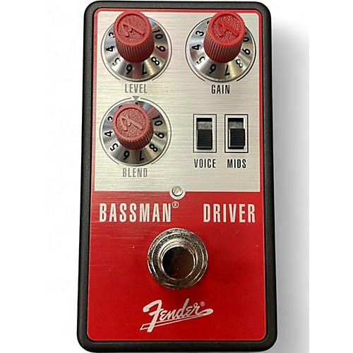 Used Fender BASSMAN DRIVER Effect Pedal
