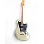 Used Fender BLACKTOP JAGUAR Silver Solid Body Electric Guitar Silver