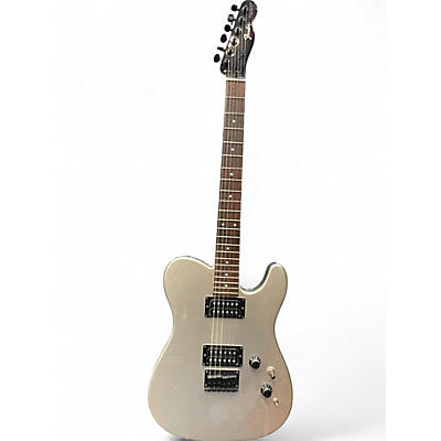 Used Fender BOXER TELECASTER Metallic Silver Solid Body Electric Guitar