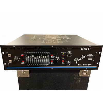 Used Fender BXR Series 400 Dual Bass Amp Head