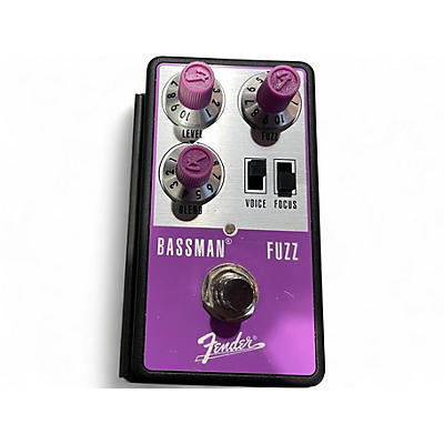 Used Fender Bass man fuzz Bass Effect Pedal