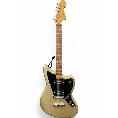 Used Fender Blacktop Jaguar Shoreline Gold Solid Body Electric Guitar