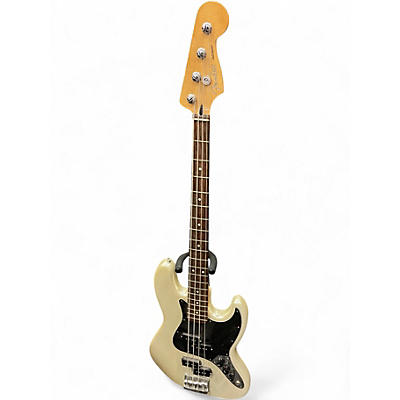 Used Fender Blacktop Jazz Bass Metallic Gold Electric Bass Guitar
