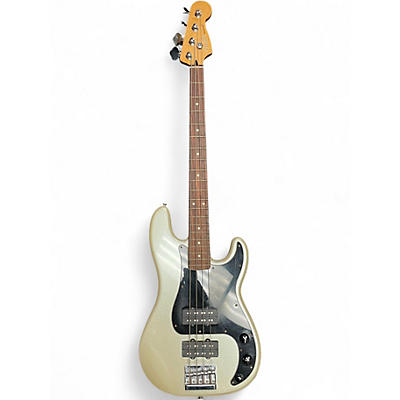 Used Fender Blacktop Precision Bass Pearl White Electric Bass Guitar
