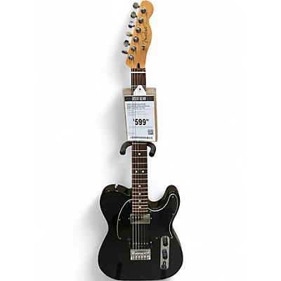 Used Fender Blacktop Telecaster HH Black Solid Body Electric Guitar