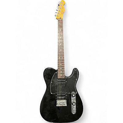 Used Fender Blacktop Telecaster HH Black Solid Body Electric Guitar