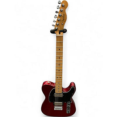 Used Fender Blacktop Telecaster HH Candy Apple Red Solid Body Electric Guitar