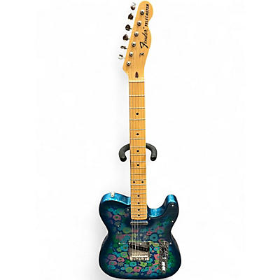 Used Fender Blue Flower Telecaster BLUE Solid Body Electric Guitar