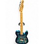 Used Fender Blue Flower Telecaster BLUE Solid Body Electric Guitar BLUE