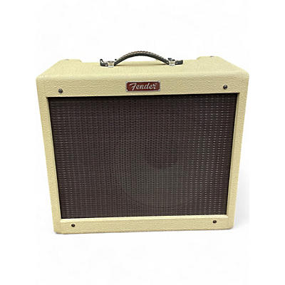 Fender Used Fender Blues JR IV Blonde Nubtex Crex w/Eminence Cannabis Rex Tube Guitar Combo Amp