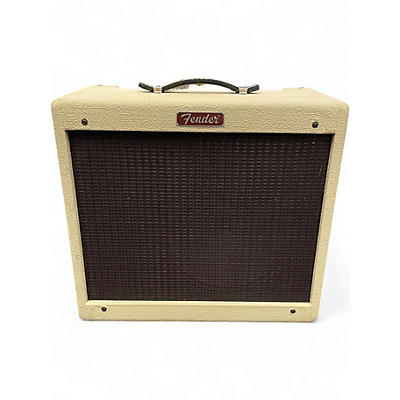 Used Fender Blues Junior 15W 1x12 Limited Edition Blonde/Oxblood Tube Guitar Combo Amp