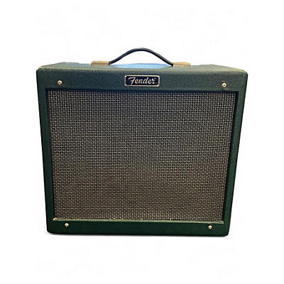 Used Fender Blues Junior 15W 1x12 Limited Edition British Racing Green Tube Guitar Combo Amp
