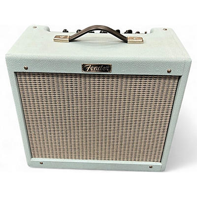 Used Fender Blues Junior 15W 1x12 SONIC BLUE Tube Guitar Combo Amp