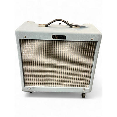 Used Fender Blues Junior IV 15W 1x12 FSR Sonic Blue Tube Guitar Combo Amp