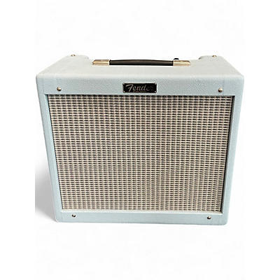 Used Fender Blues Junior IV 15W 1x12 SONIC BLUE Tube Guitar Combo Amp