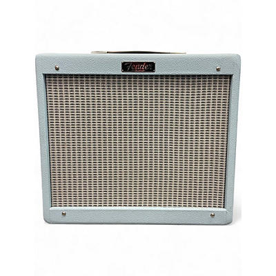 Used Fender Blues Junior IV 15W 1x12 Sonic Blue Tube Guitar Combo Amp