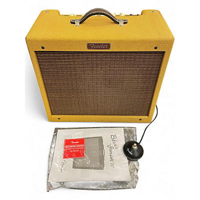 Used Fender Blues Junior IV 15W 1x12 TWEED Tube Guitar Combo Amp