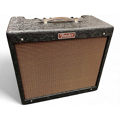 Used Fender Blues Junior IV 30th Anniversary Black Western 15W 1x12 Tube Guitar Combo Amp