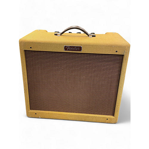 Used Fender Blues Junior Lacquered Tweed 15W 1x12 Jensen C12-N Tube Guitar Combo Amp