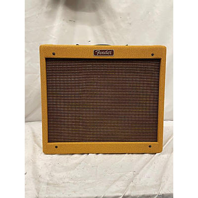 Fender Used Fender Blues Junior Lacquered Tweed 15W 1x12 Jensen Tube Guitar Combo Amp