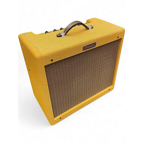 Used Fender Blues Junior Lacquered Tweed 15W Tube Guitar Combo Amp