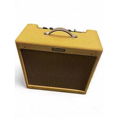 Used Fender Blues Junior Lacquered Tweed 15W Tube Guitar Combo Amp