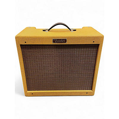 Used Fender Blues Junior Lacquered Tweed Tube Guitar Combo Amp