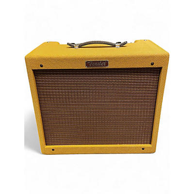 Used Fender Blues Junior Lacquered Tweed Tube Guitar Combo Amp