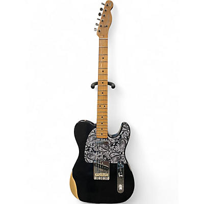 Used Fender Brad Paisley Road Worn Telecaster BLACK SPARKLE Solid Body Electric Guitar