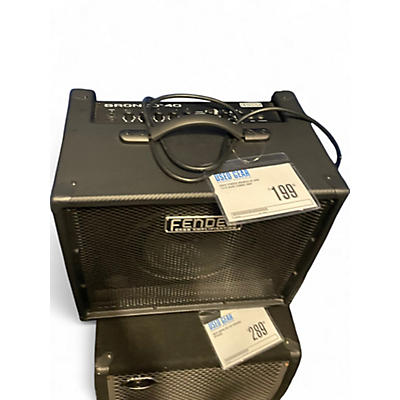Used Fender Bronco 40 40W 1x10 Bass Combo Amp
